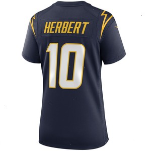 Justin Herbert Los Angeles Chargers Nike Women's Alternate Game Jersey - Navy