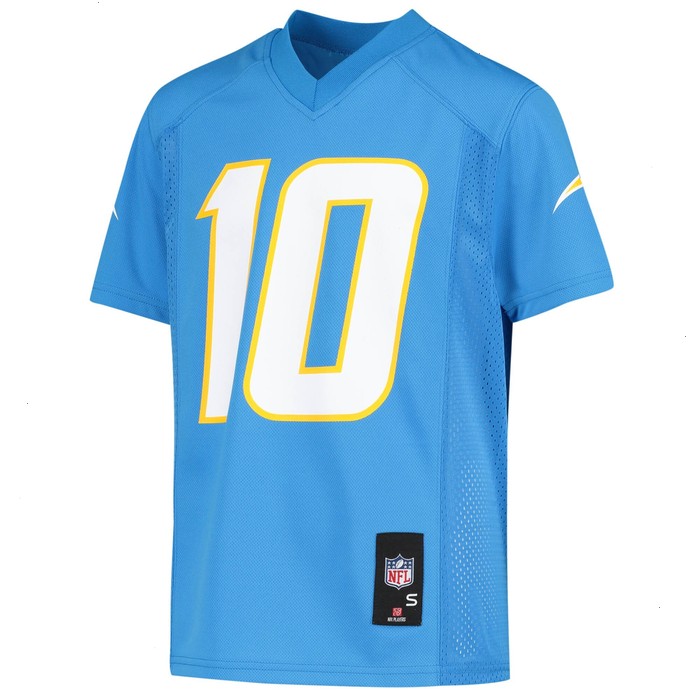 Justin Herbert Los Angeles Chargers Youth Replica Player Jersey - Powder Blue