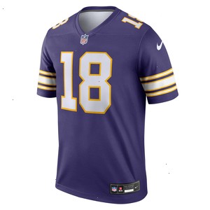 Justin Jefferson Minnesota Vikings Nike Classic Legend Player Jersey - Purple