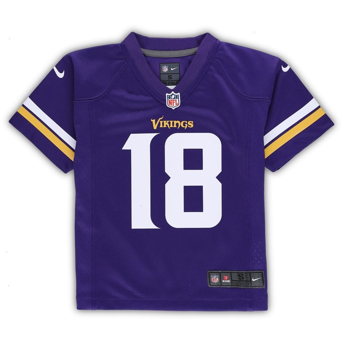 Justin Jefferson Minnesota Vikings Nike Preschool Game Jersey - Purple