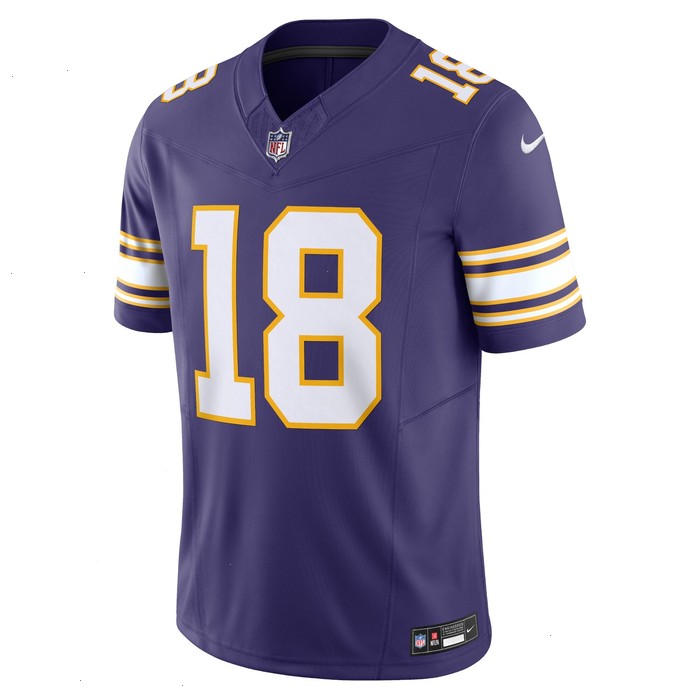 Justin Jefferson Minnesota Vikings Nike Vapor F.U.S.E. Limited Jersey - Purple V1