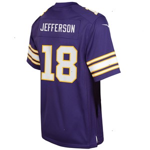 Justin Jefferson Minnesota Vikings Nike Youth Game Jersey - Purple V1