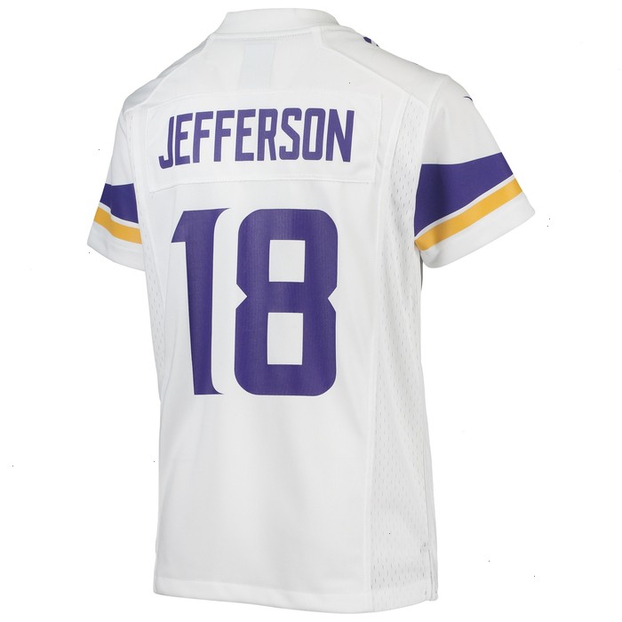 Justin Jefferson Minnesota Vikings Nike Youth Game Jersey - White