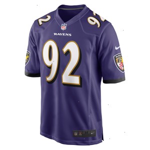 Justin Madubuike Baltimore Ravens Nike Game Player Jersey - Purple