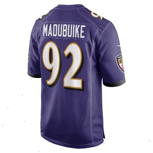 Justin Madubuike Baltimore Ravens Nike Game Player Jersey - Purple