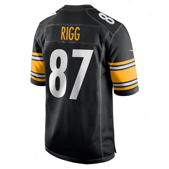 Justin Rigg Pittsburgh Steelers Nike Game Player Jersey - Black