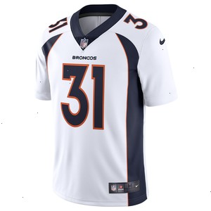 Justin Simmons Denver Broncos Nike Vapor Limited Jersey - White