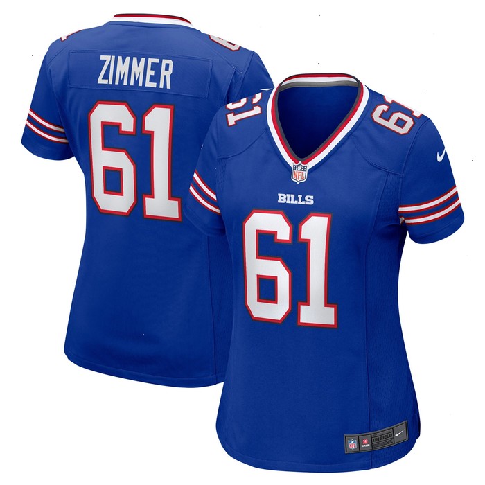 Justin Zimmer Buffalo Bills Nike Women's Game Jersey - Royal