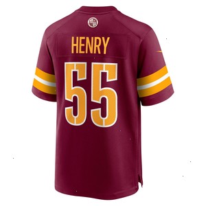 K.J. Henry Washington Commanders Nike Team Game Jersey - Burgundy