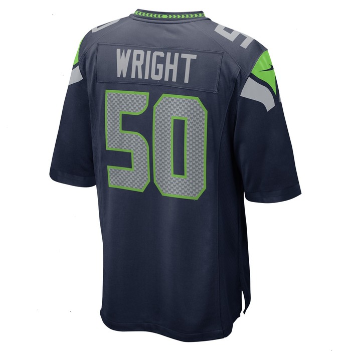 K.J. Wright Seattle Seahawks Nike Game Jersey - College Navy