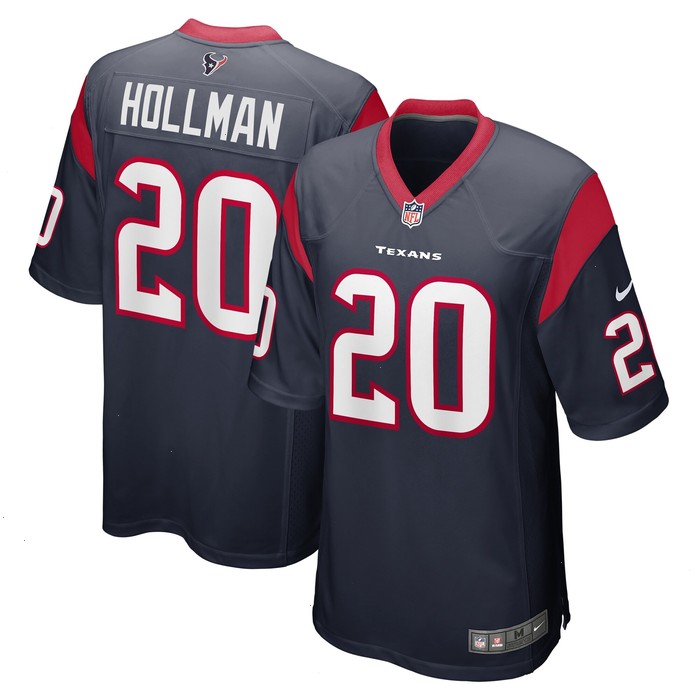 Ka'Dar Hollman Houston Texans Nike Team Game Jersey - Navy V1