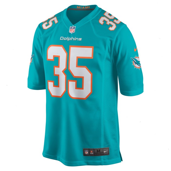 Ka'Dar Hollman Miami Dolphins Nike Home Game Player Jersey - Aqua