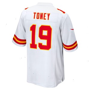 Kadarius Toney Kansas City Chiefs Nike Game Jersey - White