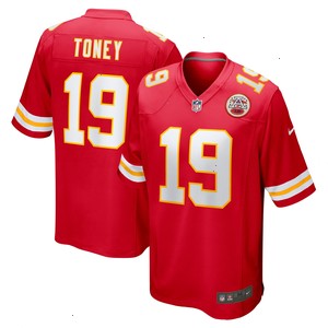 Kadarius Toney Kansas City Chiefs Nike Game Player Jersey - Red