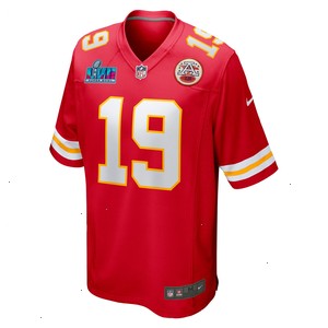 Kadarius Toney Kansas City Chiefs Nike Super Bowl LVII Patch Game Jersey - Red