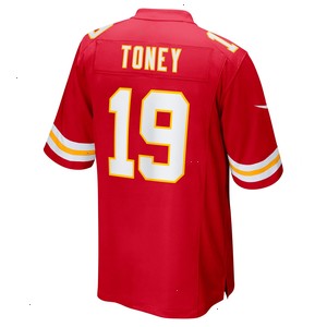 Kadarius Toney Kansas City Chiefs Nike Super Bowl LVII Patch Game Jersey - Red