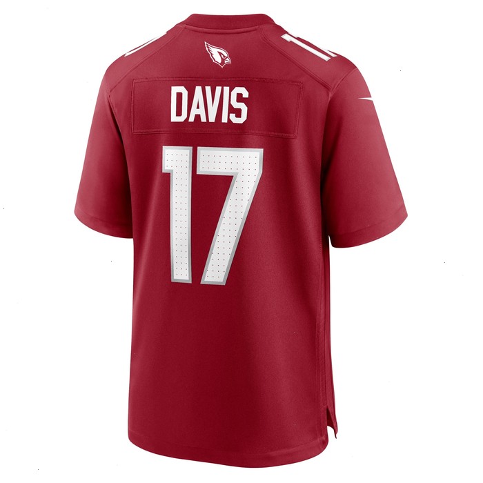 Kaden Davis Arizona Cardinals Nike Team Game Jersey - Cardinal