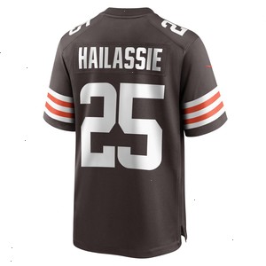 Kahlef Hailassie Cleveland Browns Nike Team Game Jersey - Brown V1