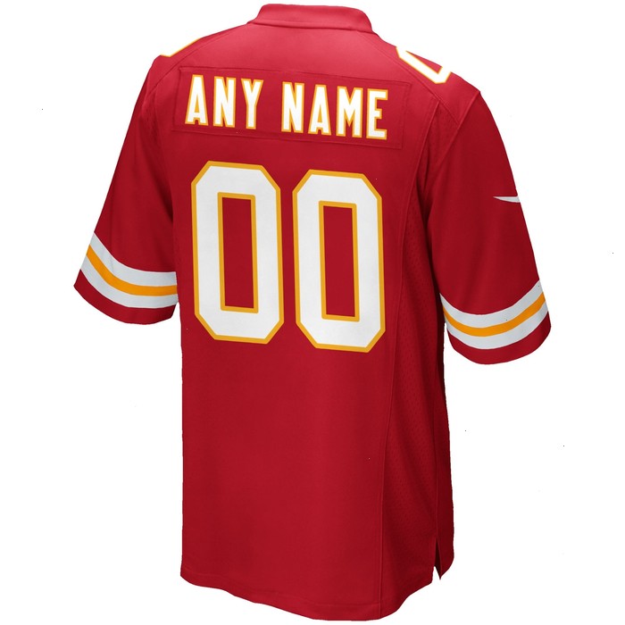 Kansas City Chiefs Nike Custom Game Jersey - Red