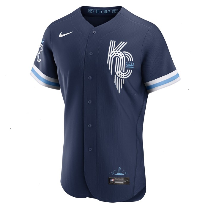 Kansas City Royals Nike 2022 City Connect Authentic Jersey - Navy