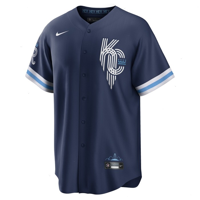 Kansas City Royals Nike 2022 City Connect Replica Jersey - Navy