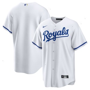 Kansas City Royals Nike Home Blank Replica Jersey - White