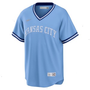 Kansas City Royals Nike Road Cooperstown Collection Team Jersey - Light Blue