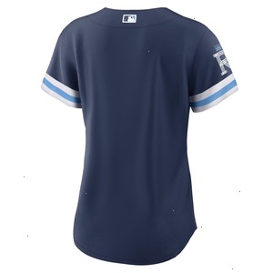 Kansas City Royals Nike Women's 2022 City Connect Replica Jersey - Navy