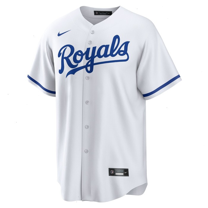 Kansas City Royals Nike Youth Replica Custom Jersey - White