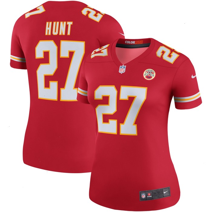 Kareem Hunt Kansas City Chiefs Nike Women's Color Rush Legend Player Jersey - Red