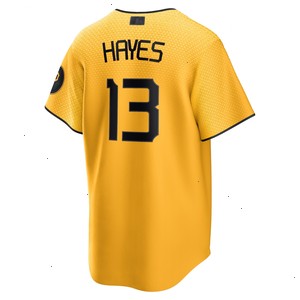 Ke'Bryan Hayes Pittsburgh Pirates Nike 2023 City Connect Replica Player Jersey - Gold