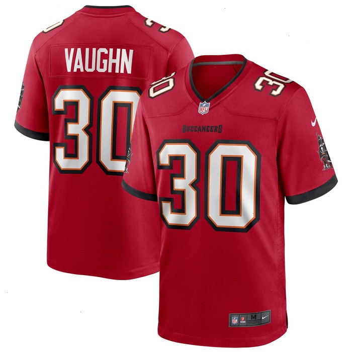 Ke'Shawn Vaughn Tampa Bay Buccaneers Nike Player Game Jersey - Red