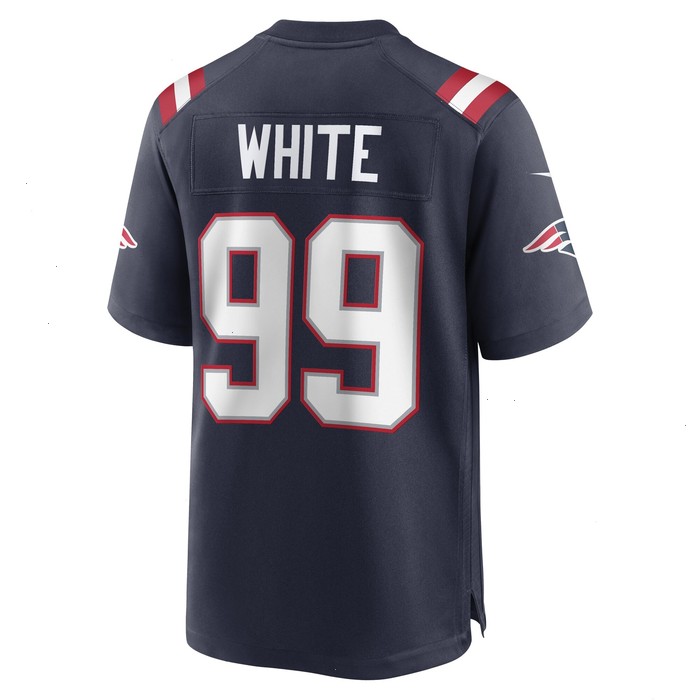 Keion White New England Patriots Nike 2023 NFL Draft Pick Game Jersey - Navy