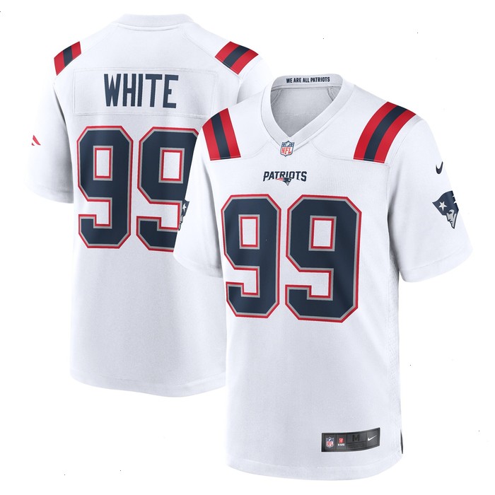 Keion White New England Patriots Nike Game Jersey - White