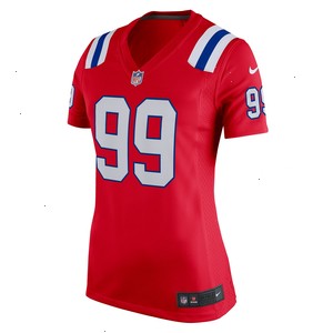 Keion White New England Patriots Nike Women's Alternate Team Game Jersey - Red