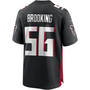 Keith Brooking Atlanta Falcons Nike Game Retired Player Jersey - Black