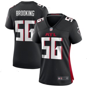 Keith Brooking Atlanta Falcons Nike Women's Game Retired Player Jersey - Black