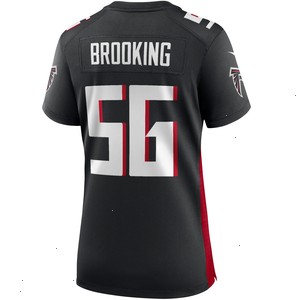 Keith Brooking Atlanta Falcons Nike Women's Game Retired Player Jersey - Black