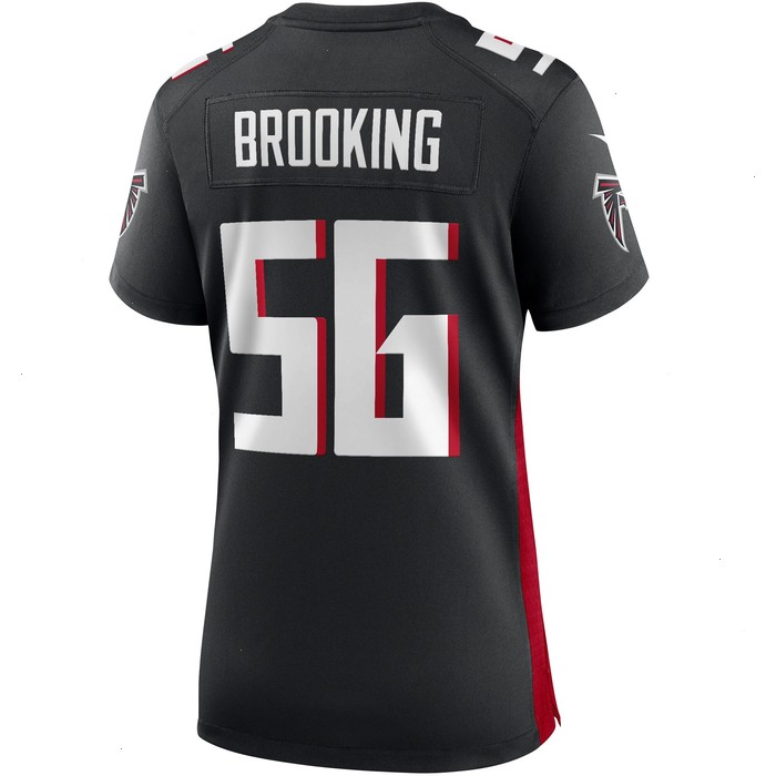 Keith Brooking Atlanta Falcons Nike Women's Game Retired Player Jersey - Black