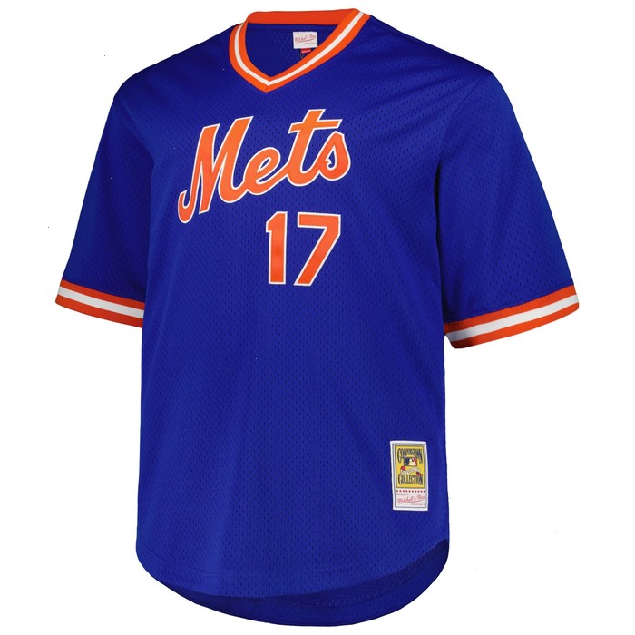 Keith Hernandez New York Mets Mitchell & Ness 1986 Cooperstown Collection Mesh Pullover Jersey - Royal