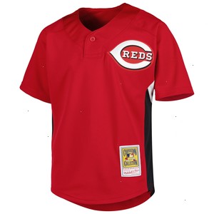 Ken Griffey Jr. Cincinnati Reds Mitchell & Ness Youth Cooperstown Collection Batting Practice Jersey - Red