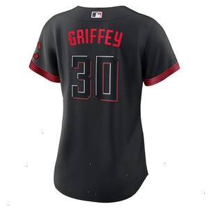 Ken Griffey Jr. Cincinnati Reds Nike Women's 2023 City Connect Replica Player Jersey - Black