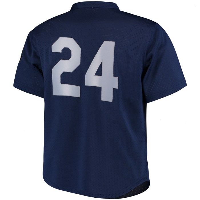 Ken Griffey Jr. Seattle Mariners Mitchell & Ness Cooperstown Collection Mesh Batting Practice Jersey - Navy