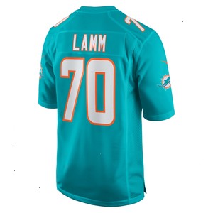 Kendall Lamm Miami Dolphins Nike Home Game Player Jersey - Aqua