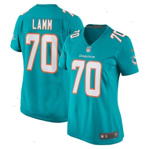 Kendall Lamm Miami Dolphins Nike Women's Home Game Player Jersey - Aqua