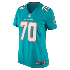 Kendall Lamm Miami Dolphins Nike Women's Home Game Player Jersey - Aqua