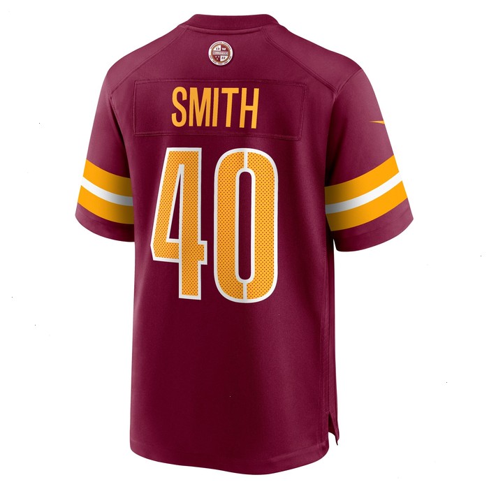 Kendall Smith Washington Commanders Nike Team Game Jersey - Burgundy