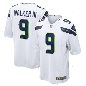 Kenneth Walker III Seattle Seahawks Nike Away Game Player Jersey - White