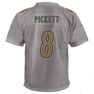 Kenny Pickett Pittsburgh Steelers Nike Youth Atmosphere Game Jersey - Gray