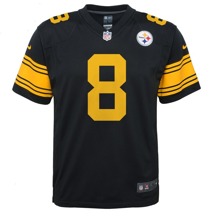 Kenny Pickett Pittsburgh Steelers Nike Youth Game Jersey - Black